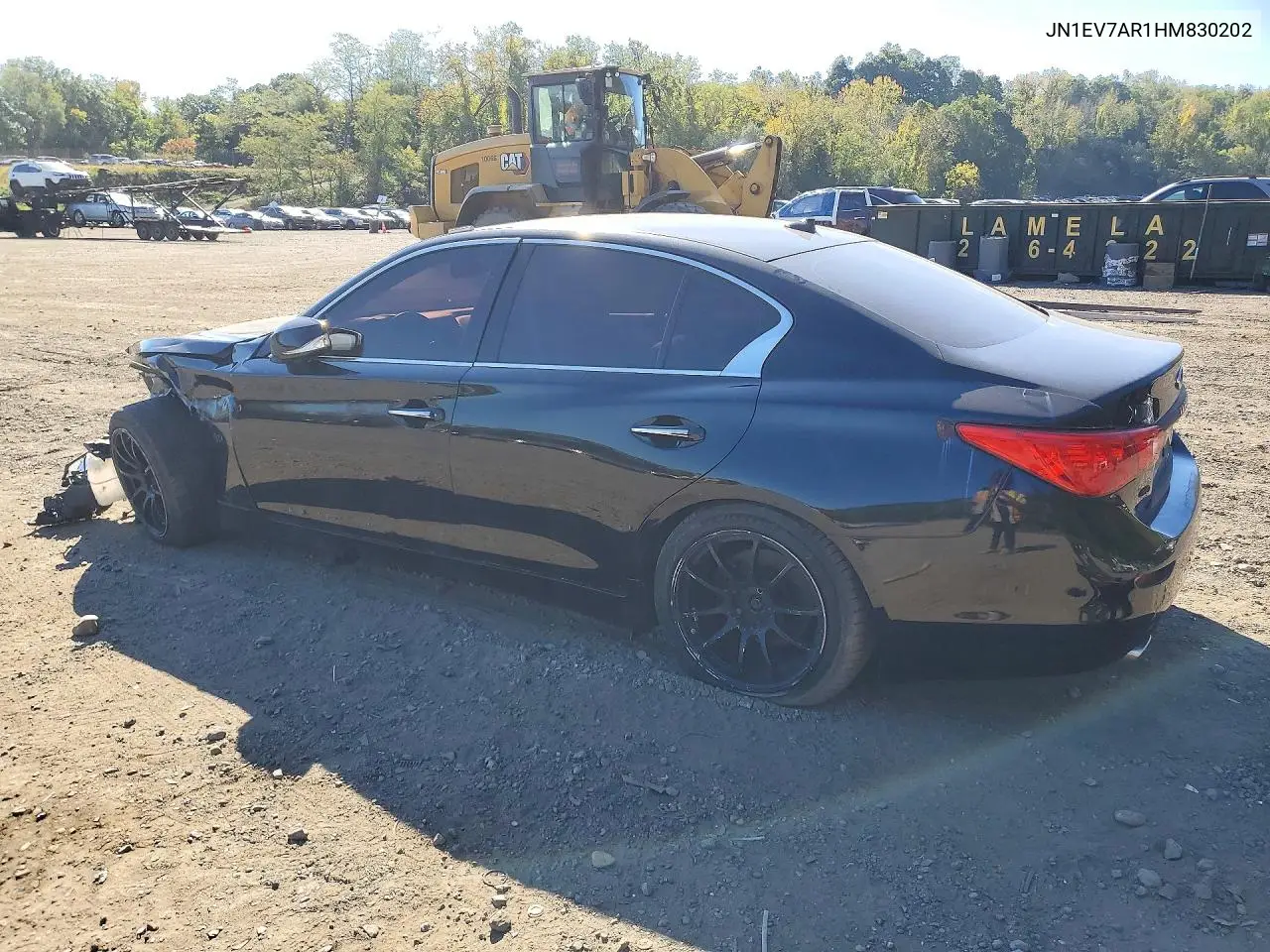 2017 INFINITI Q50 VIN JN1EV7AR1HM830202 — фото 3