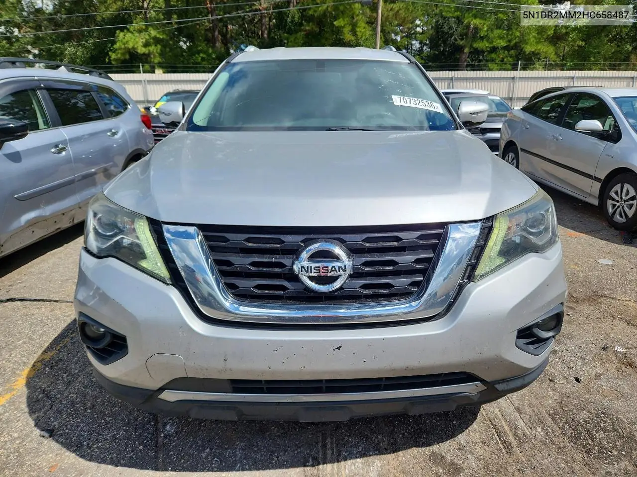 2017 NISSAN PATHFINDER VIN 5N1DR2MM2HC658487 — фото 5