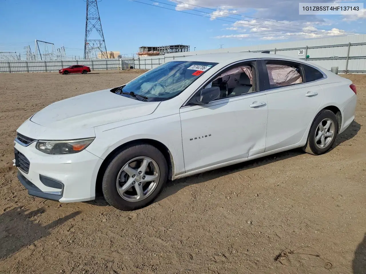 CHEVROLET MALIBU 2017, VIN 1G1ZB5ST4HF137143