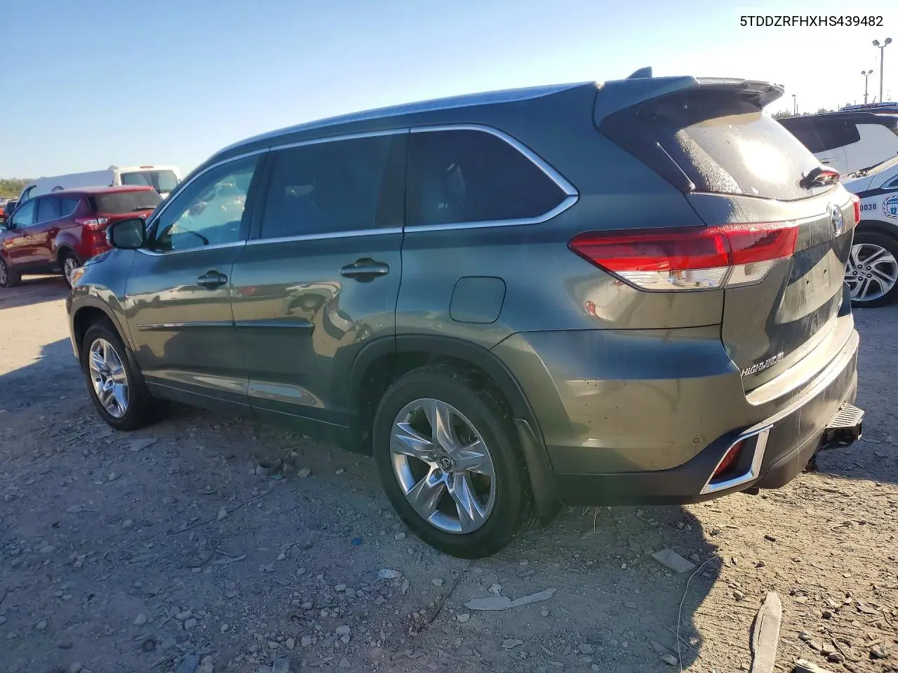 2017 TOYOTA HIGHLANDER VIN 5TDDZRFHXHS439482 — фото 2