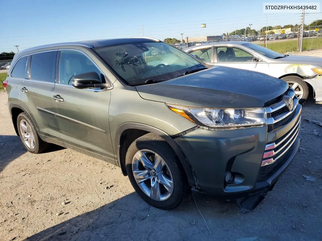2017 TOYOTA HIGHLANDER VIN 5TDDZRFHXHS439482 — фото 4
