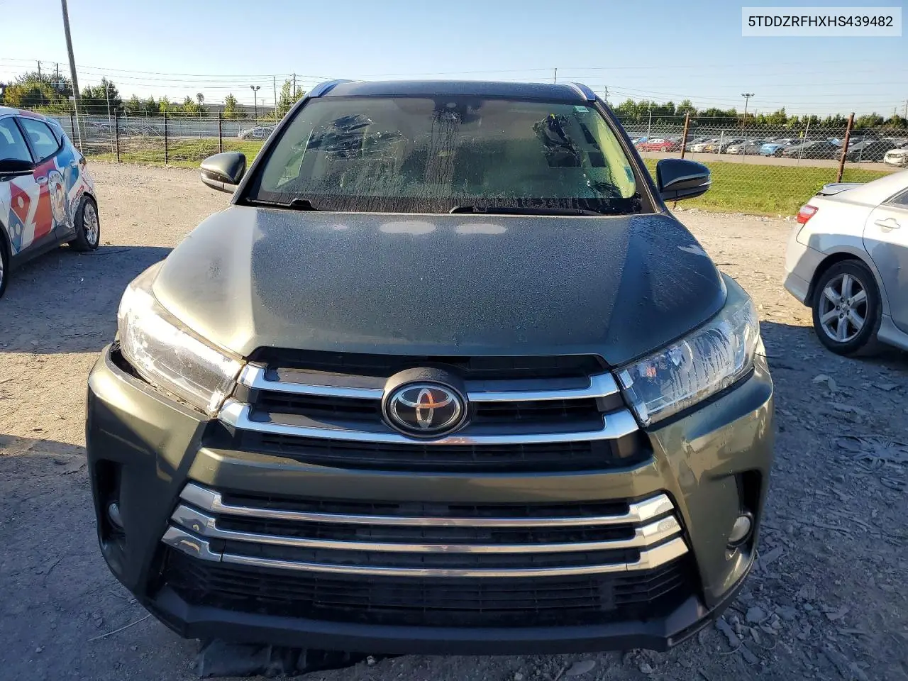 2017 TOYOTA HIGHLANDER VIN 5TDDZRFHXHS439482 — фото 5