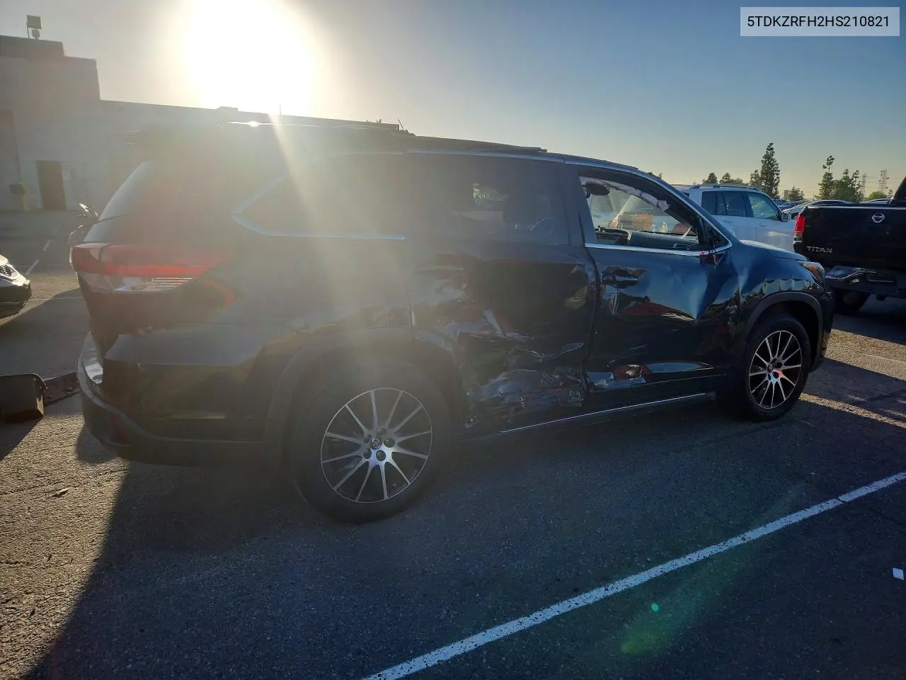 2017 TOYOTA HIGHLANDER VIN 5TDKZRFH2HS210821 — фото 3