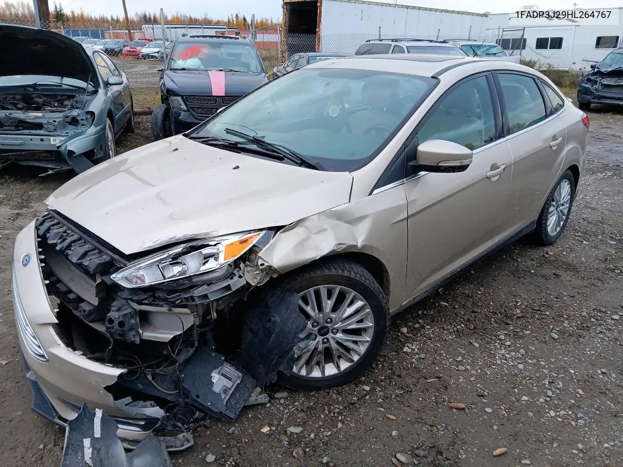 FORD FOCUS 2017, VIN 1FADP3J29HL264767