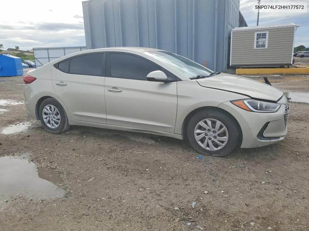 2017 HYUNDAI ELANTRA VIN 5NPD74LF2HH177572 — фото 5