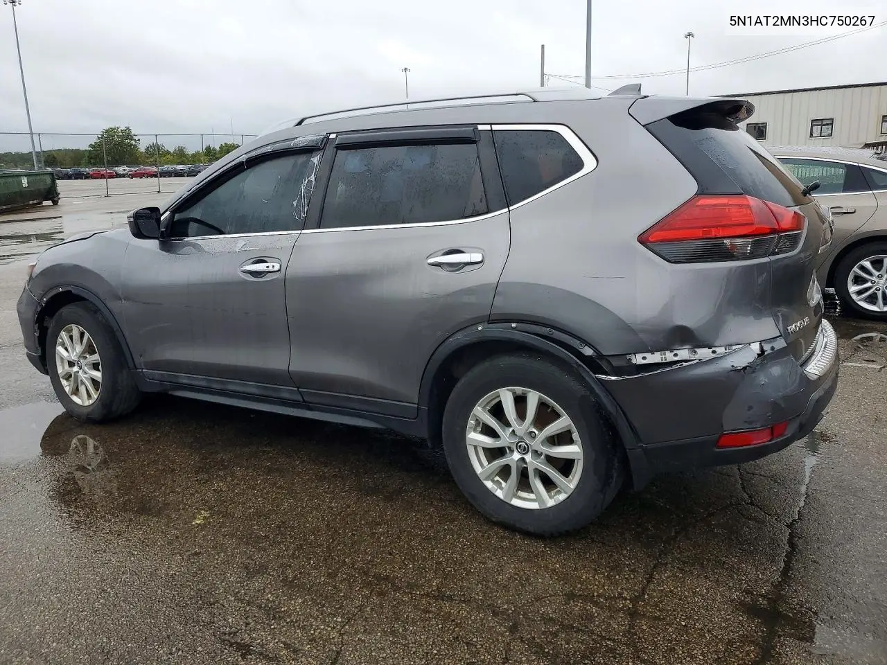 2017 NISSAN ROGUE VIN 5N1AT2MN3HC750267 — фото 2