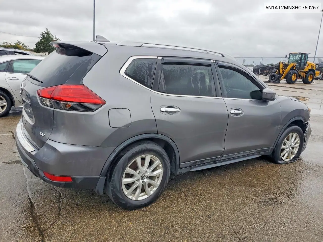 2017 NISSAN ROGUE VIN 5N1AT2MN3HC750267 — фото 3