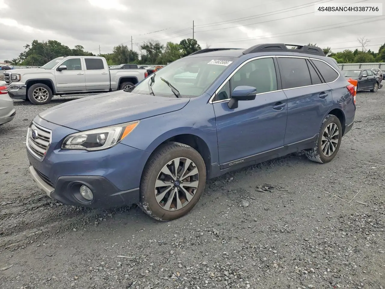 SUBARU OUTBACK 2017, VIN 4S4BSANC4H3387766