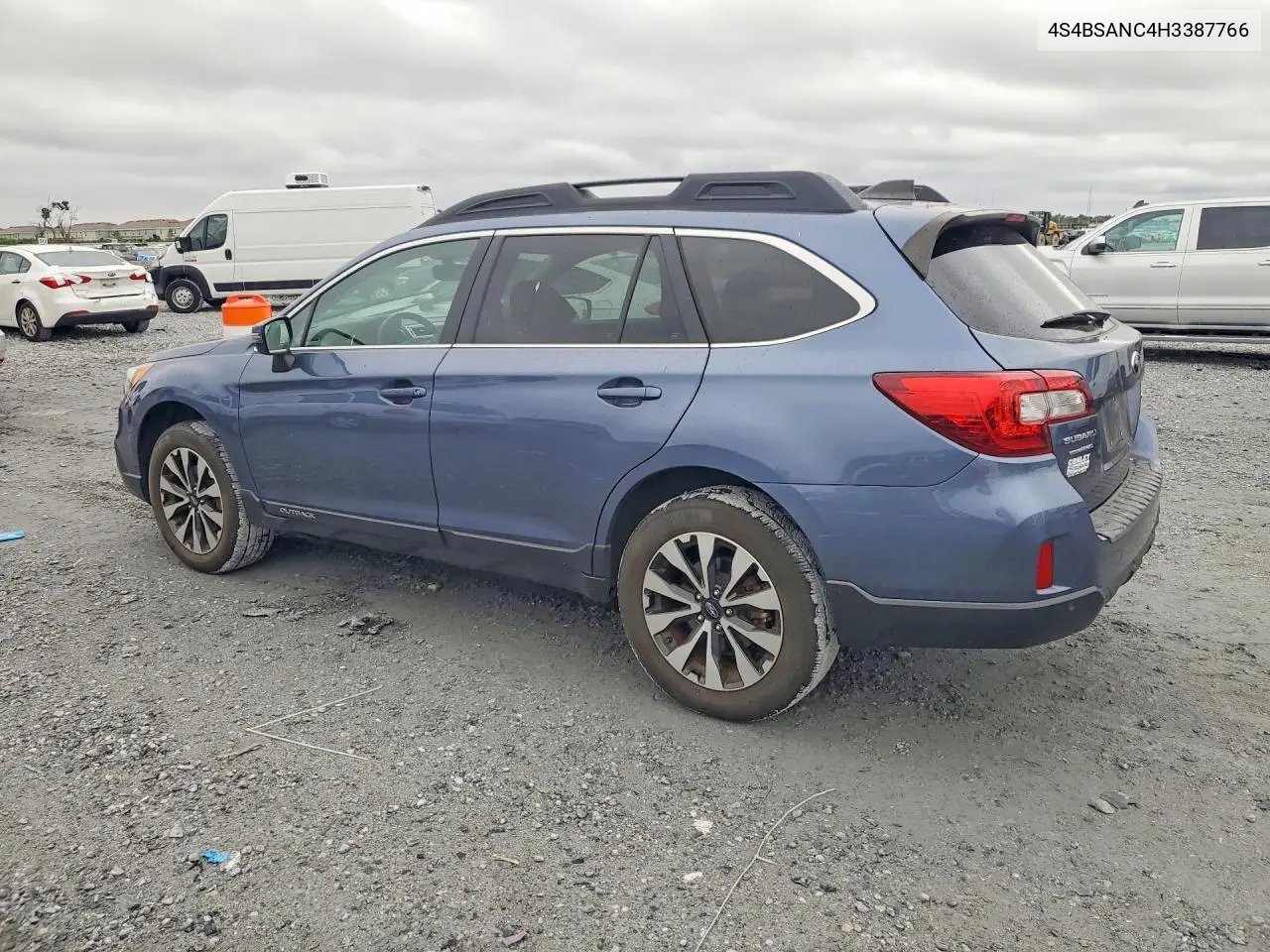 2017 SUBARU OUTBACK VIN 4S4BSANC4H3387766 — фото 2