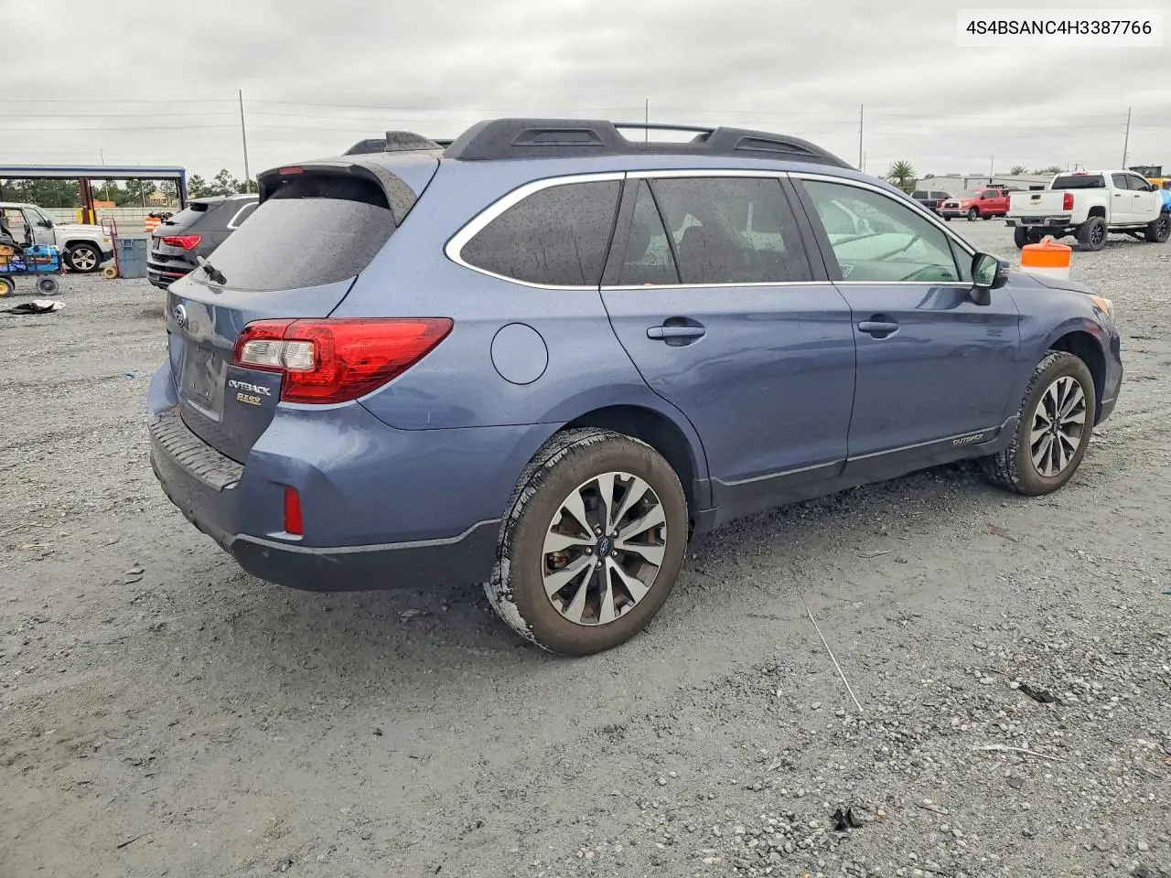 2017 SUBARU OUTBACK VIN 4S4BSANC4H3387766 — фото 3
