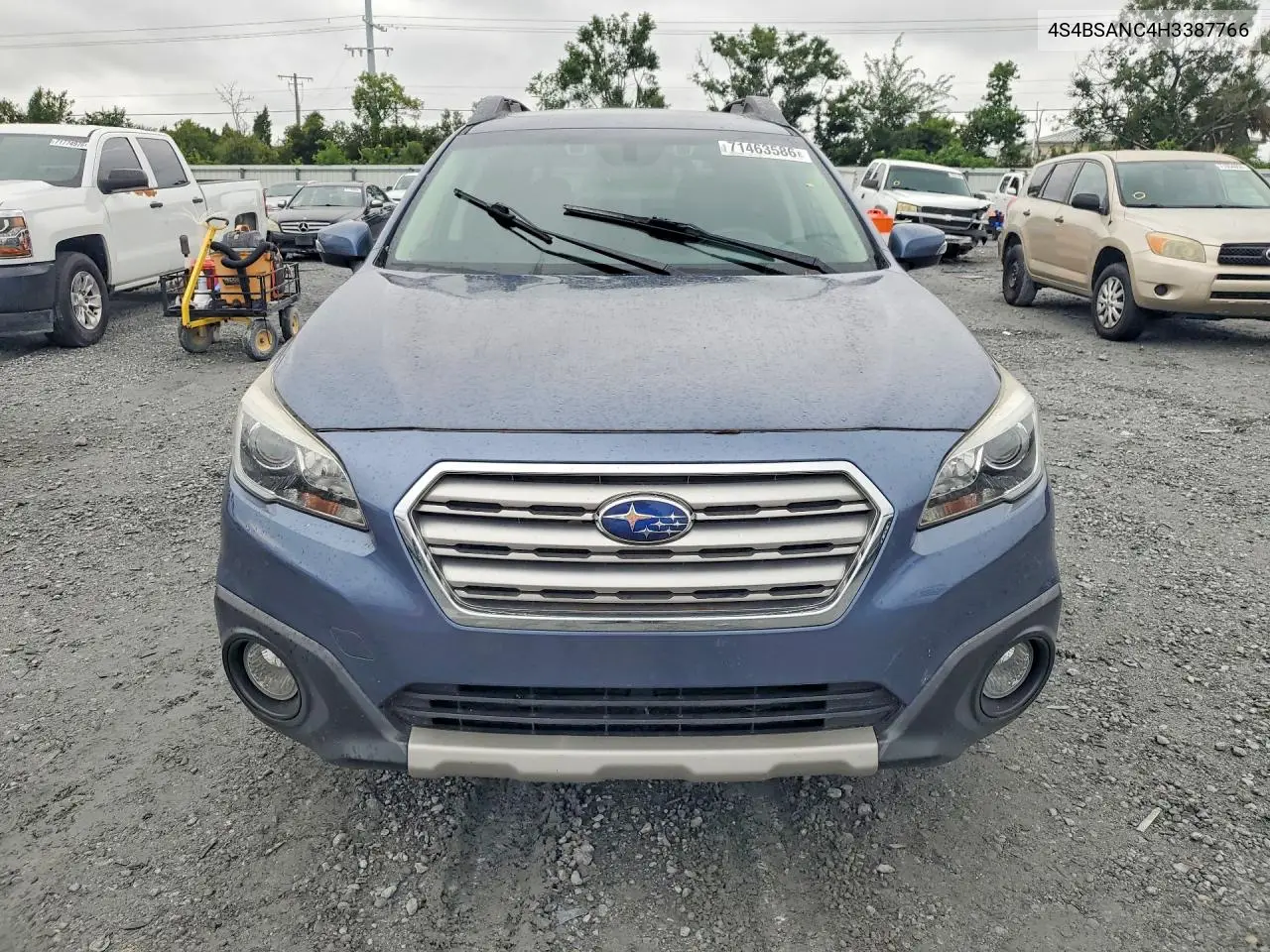 2017 SUBARU OUTBACK VIN 4S4BSANC4H3387766 — фото 5