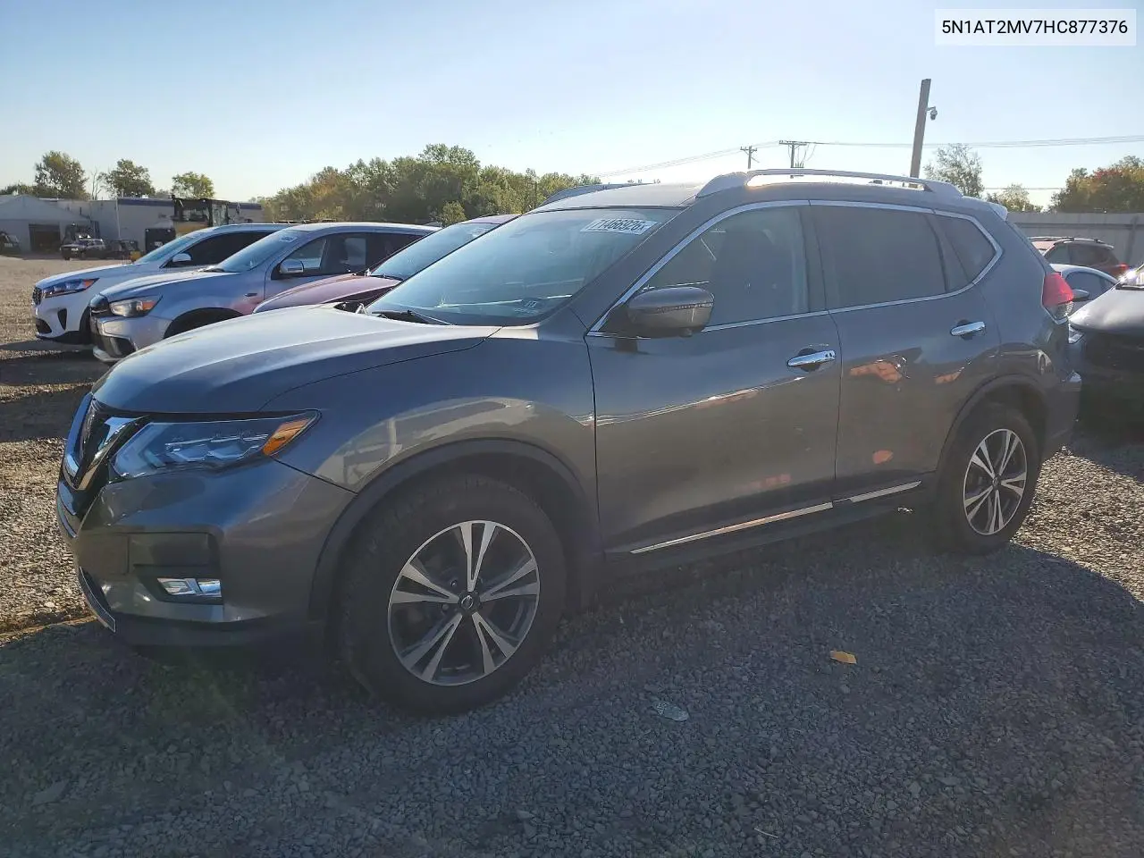 NISSAN ROGUE 2017, VIN 5N1AT2MV7HC877376