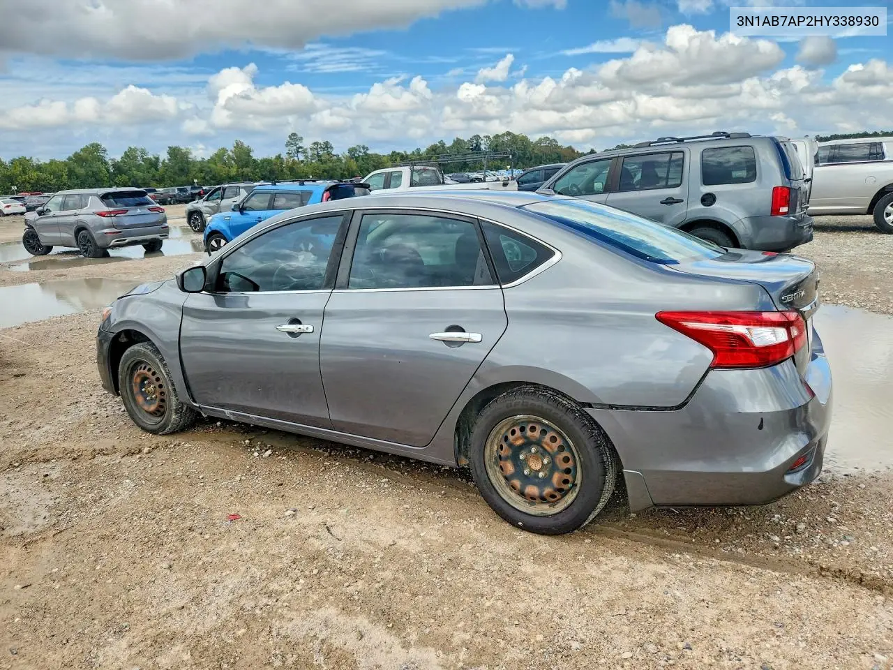 2017 NISSAN SENTRA VIN 3N1AB7AP2HY338930 — фото 2