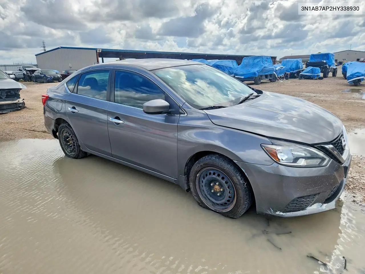 2017 NISSAN SENTRA VIN 3N1AB7AP2HY338930 — фото 4