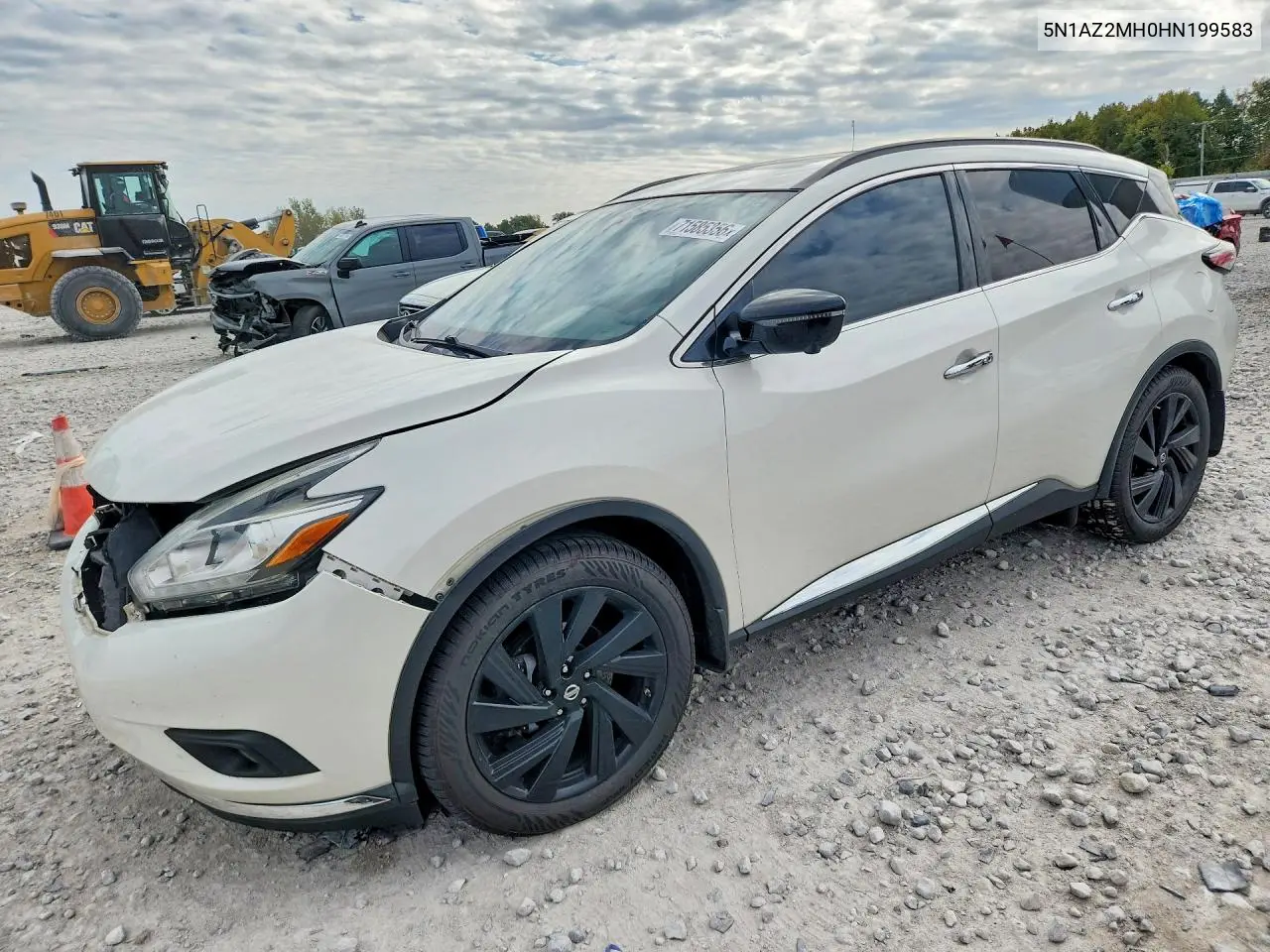 NISSAN MURANO 2017, VIN 5N1AZ2MH0HN199583
