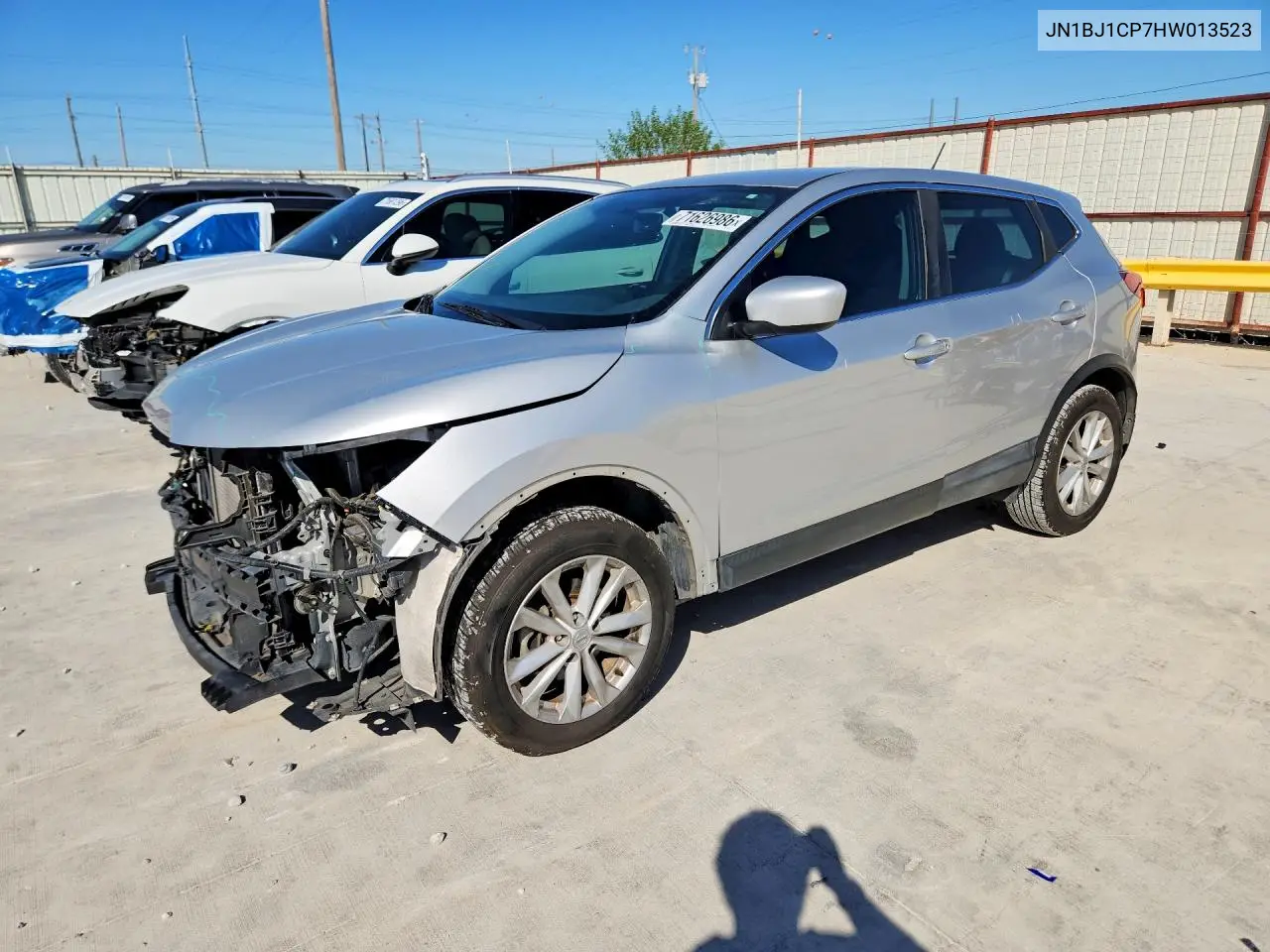 NISSAN QASHQAI 2017, VIN JN1BJ1CP7HW013523