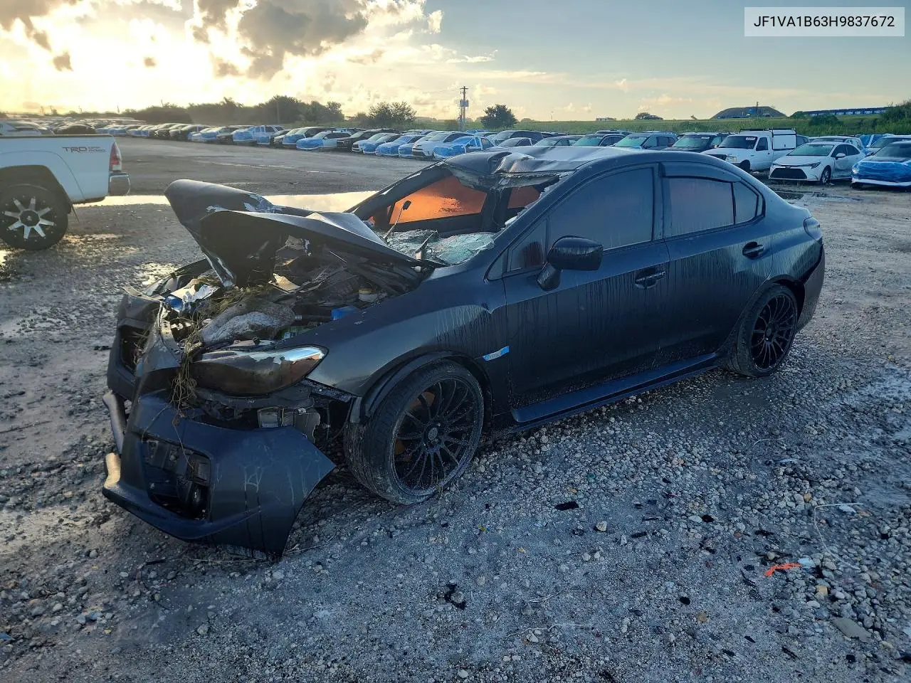 SUBARU WRX 2017, VIN JF1VA1B63H9837672