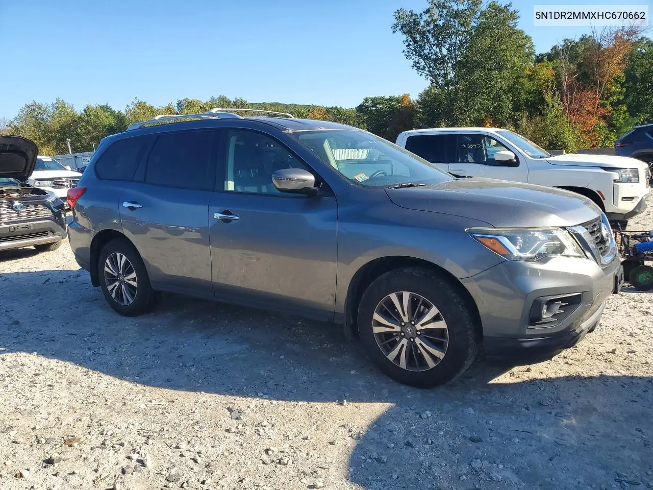 2017 NISSAN PATHFINDER VIN 5N1DR2MMXHC670662 — фото 4