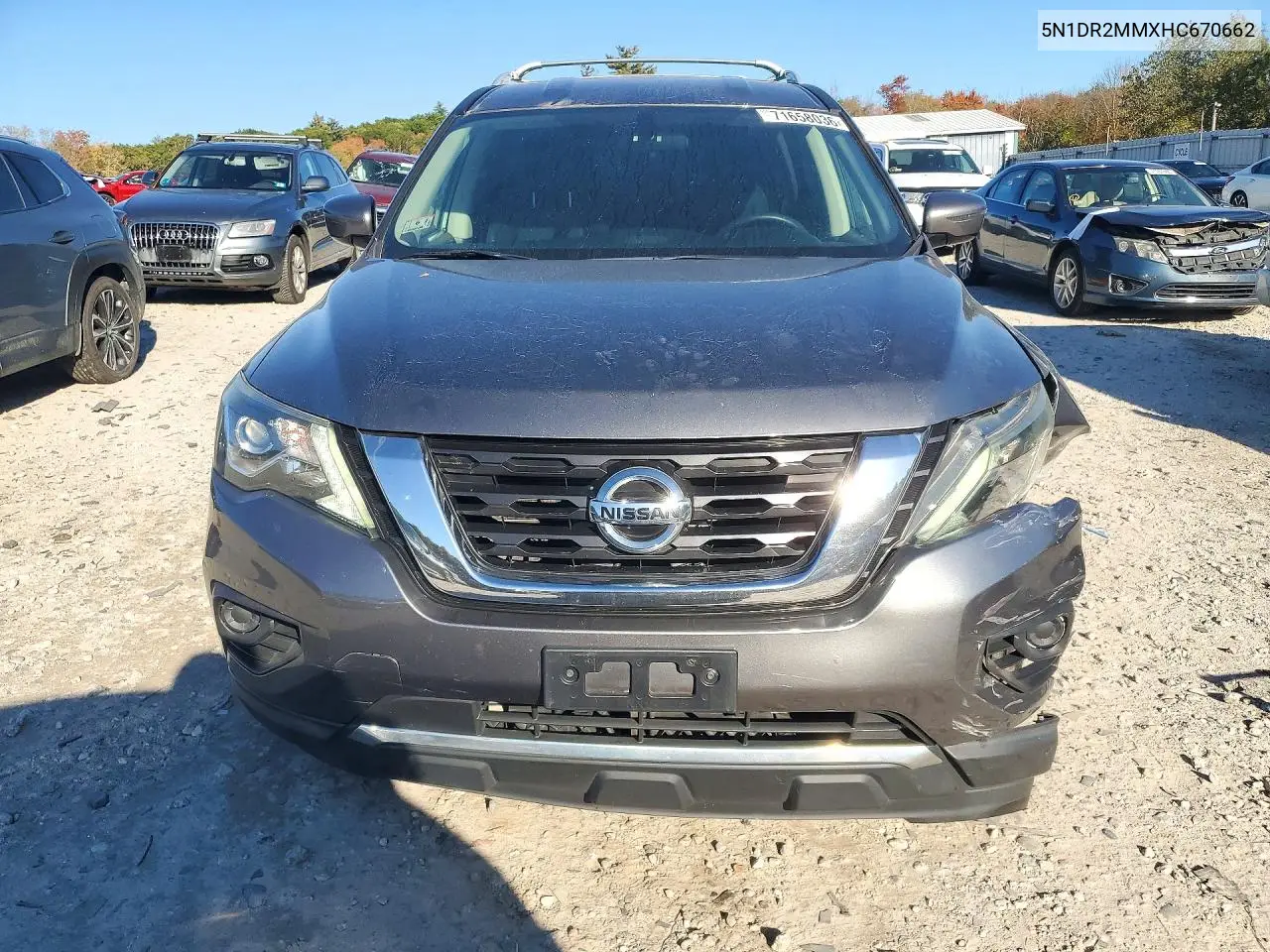 2017 NISSAN PATHFINDER VIN 5N1DR2MMXHC670662 — фото 5
