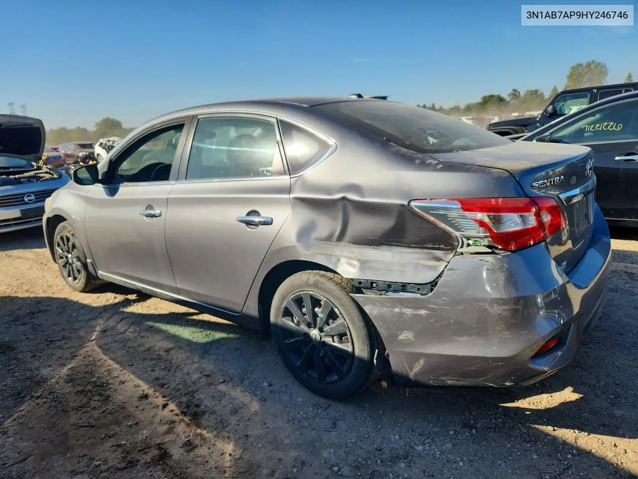 2017 NISSAN SENTRA VIN 3N1AB7AP9HY246746 — фото 2