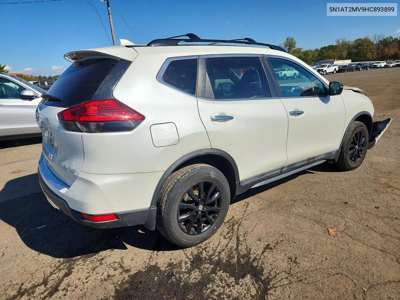 2017 NISSAN ROGUE VIN 5N1AT2MV9HC893899 — фото 3