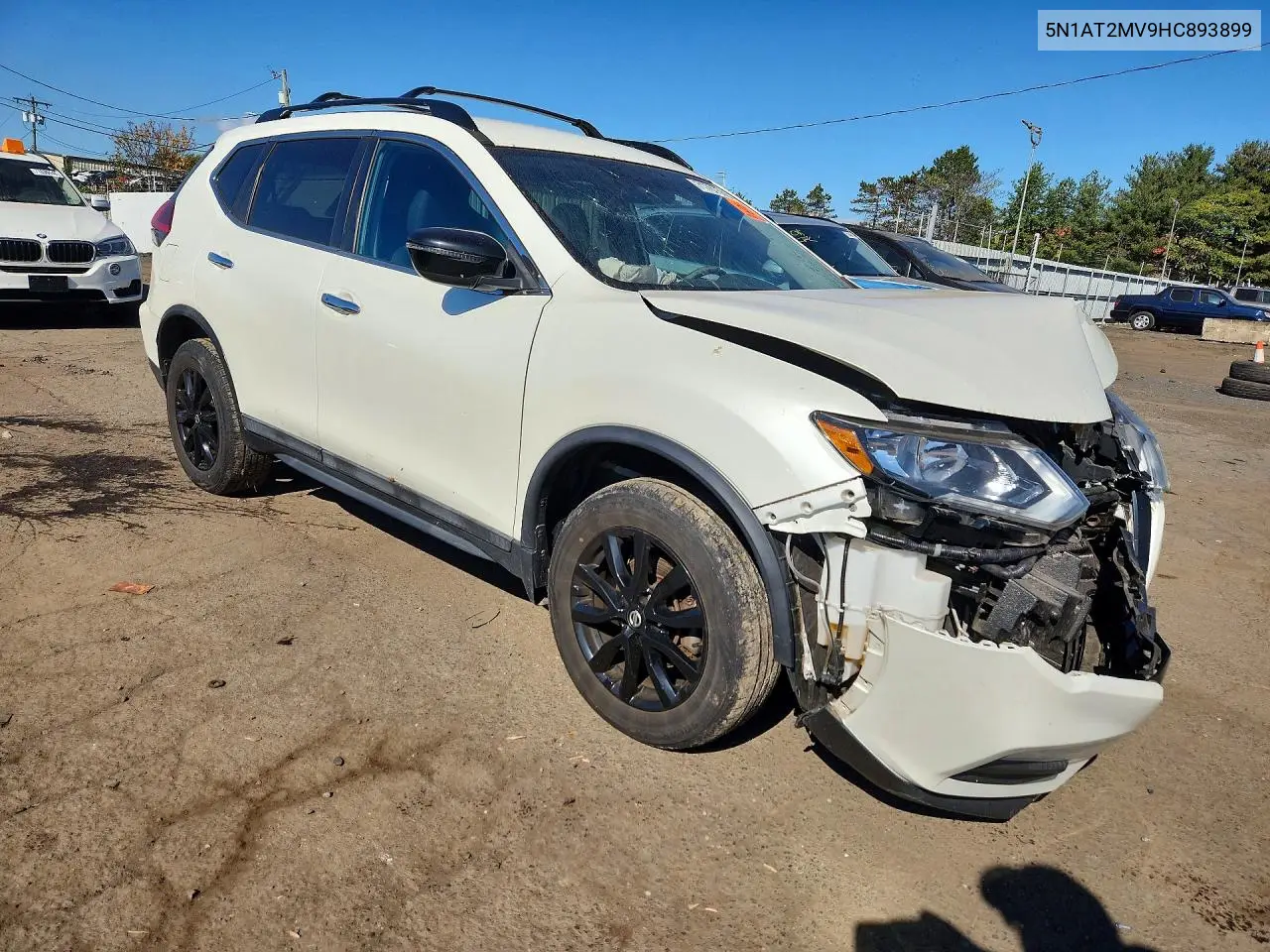 2017 NISSAN ROGUE VIN 5N1AT2MV9HC893899 — фото 4