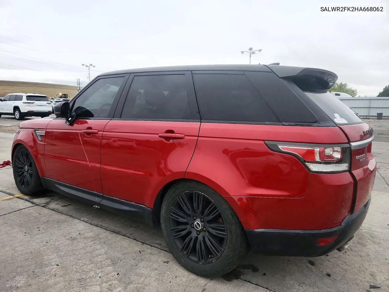 2017 LAND ROVER RANGE ROVER SPORT VIN SALWR2FK2HA668062 — фото 2