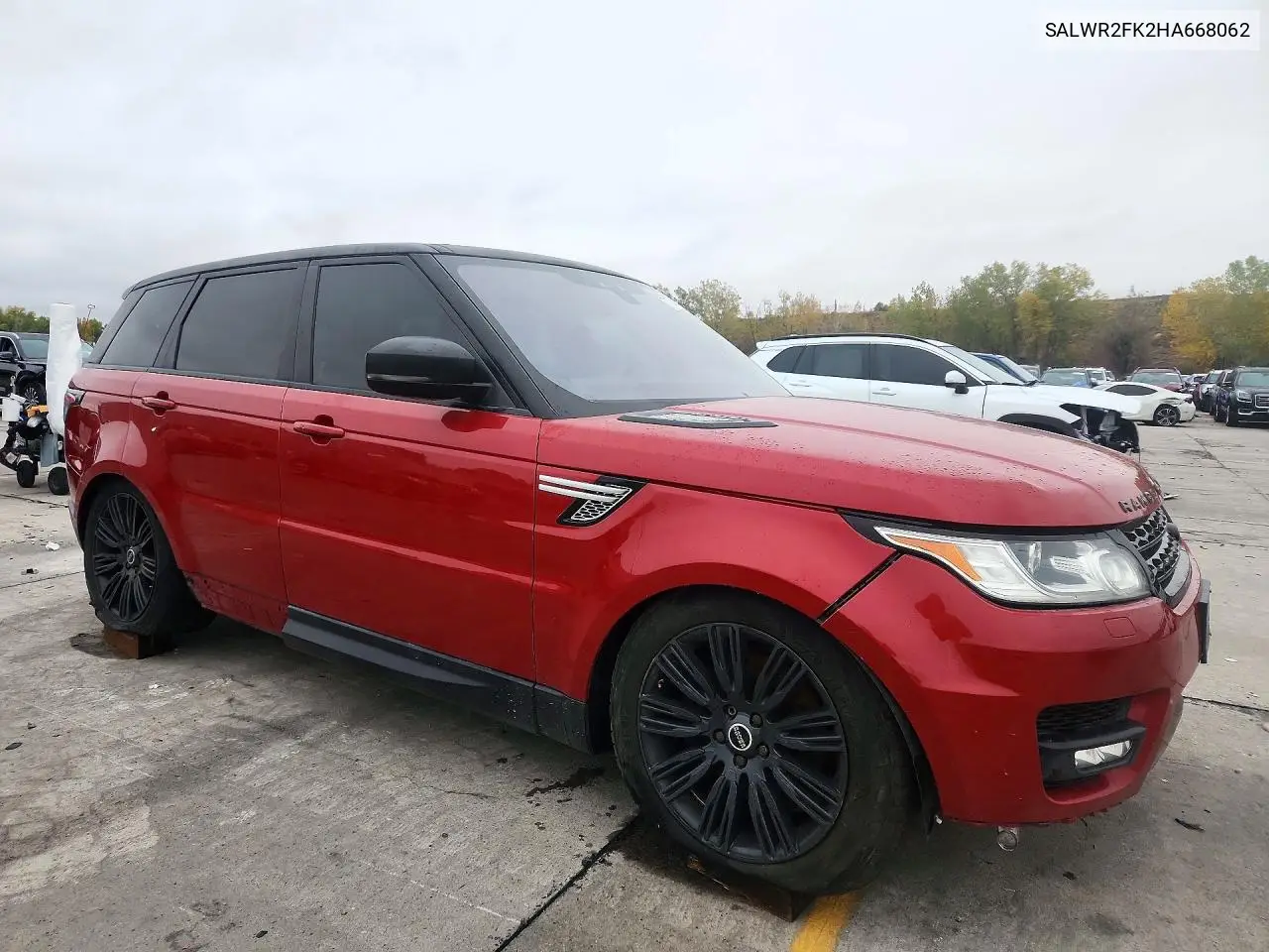 2017 LAND ROVER RANGE ROVER SPORT VIN SALWR2FK2HA668062 — фото 4