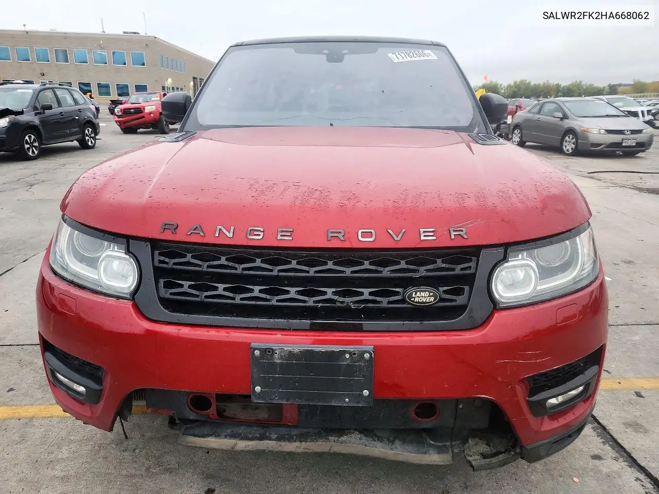 2017 LAND ROVER RANGE ROVER SPORT VIN SALWR2FK2HA668062 — фото 5