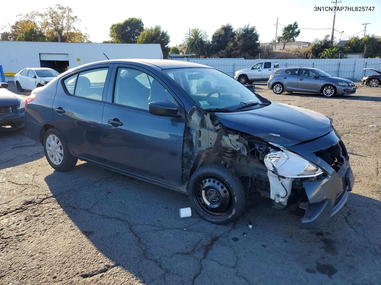 NISSAN VERSA 2017, VIN 3N1CN7AP7HL825747