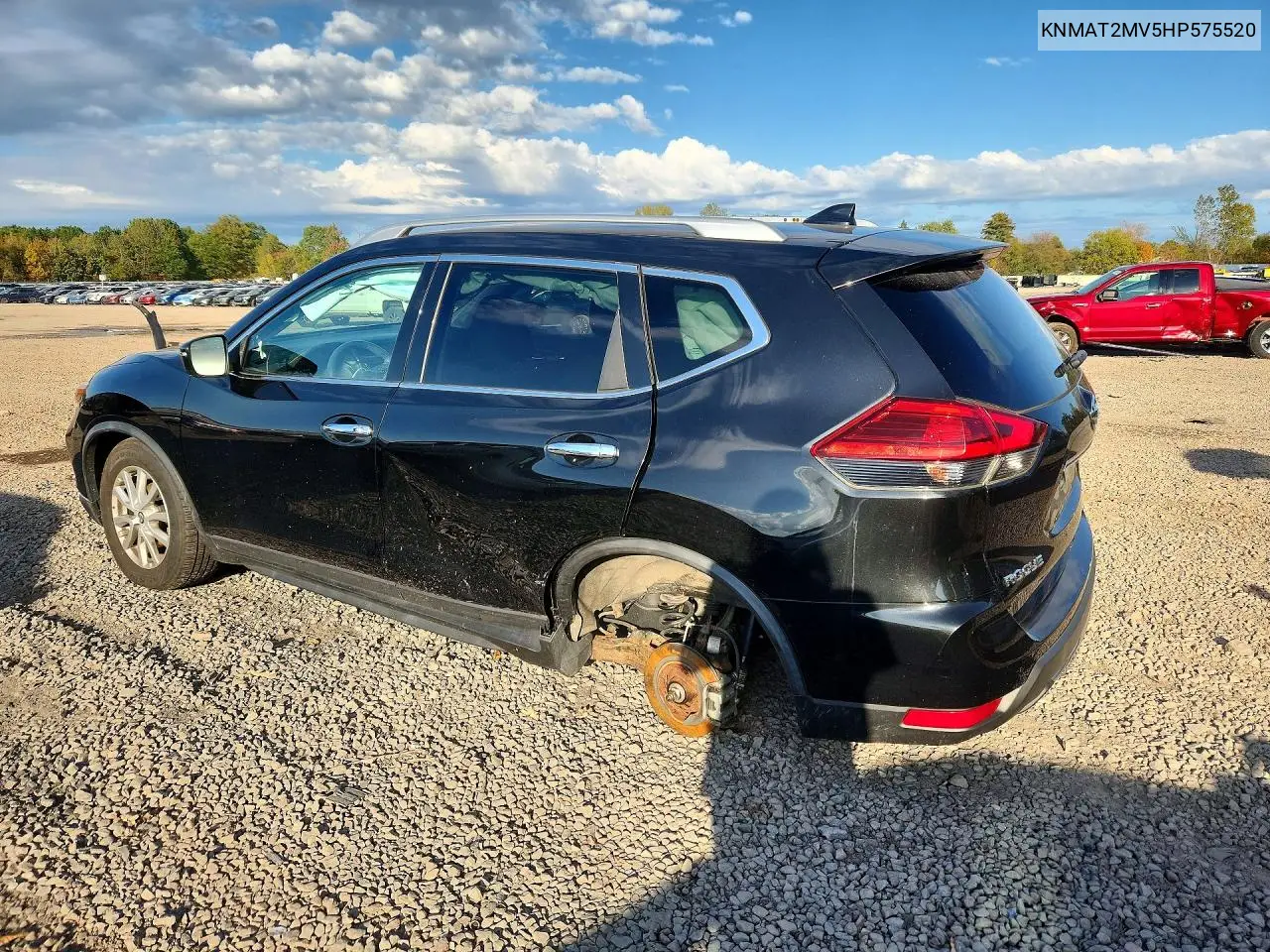 2017 NISSAN ROGUE VIN KNMAT2MV5HP575520 — фото 2