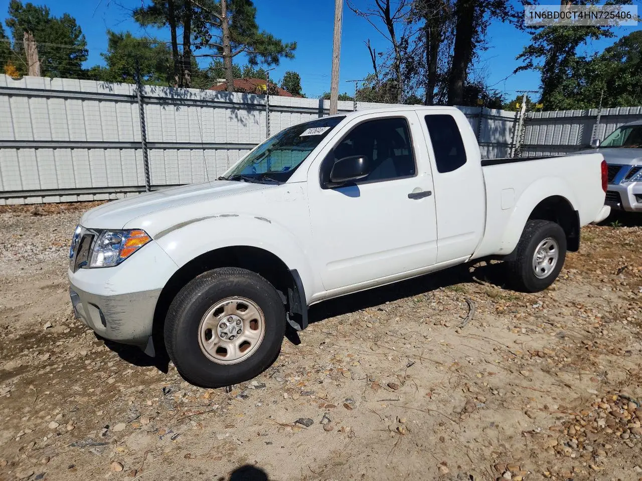 NISSAN NAVARA (FRONTIER) 2017, VIN 1N6BD0CT4HN725406