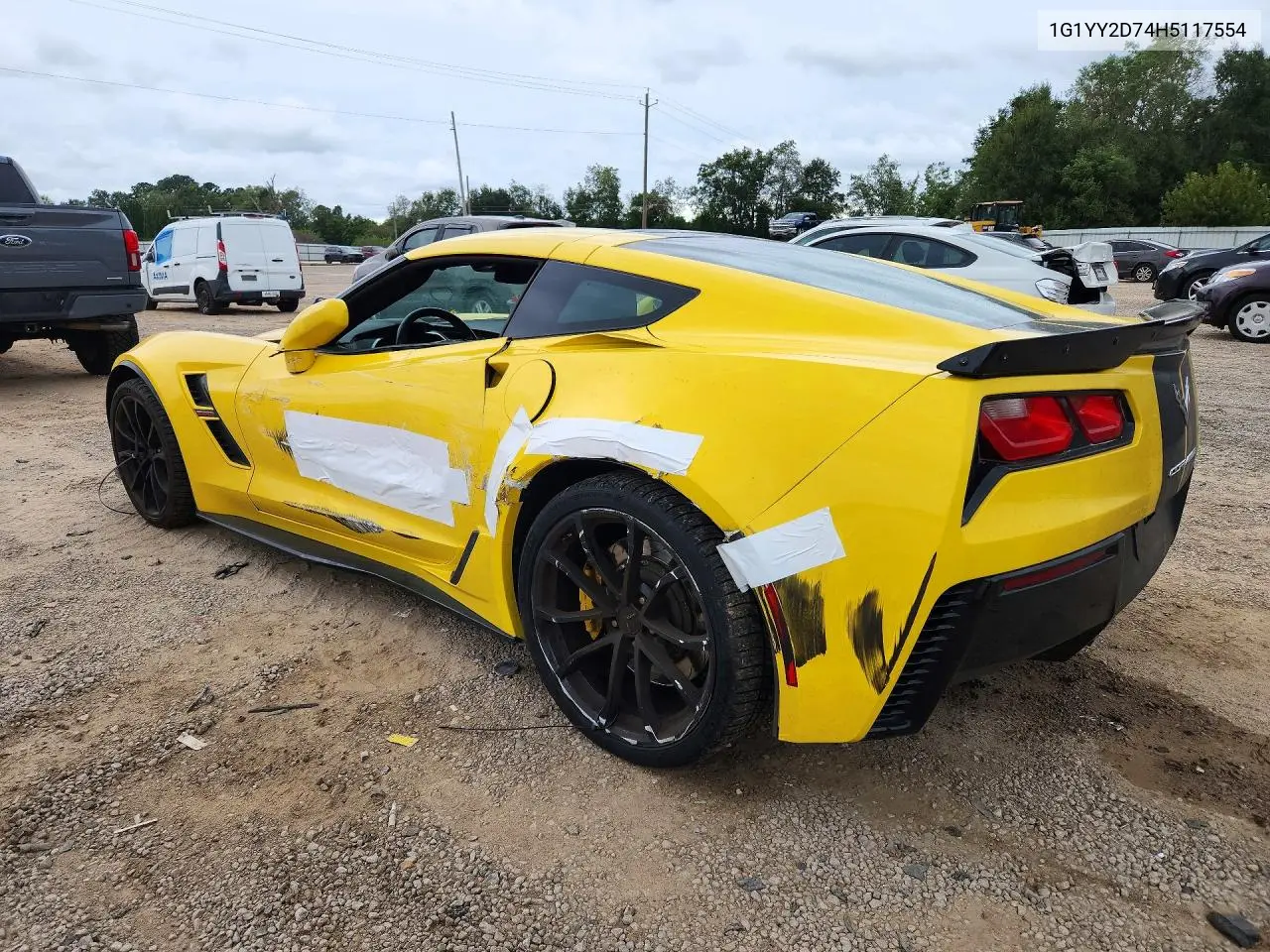 2017 CHEVROLET CORVETTE VIN 1G1YY2D74H5117554 — фото 2