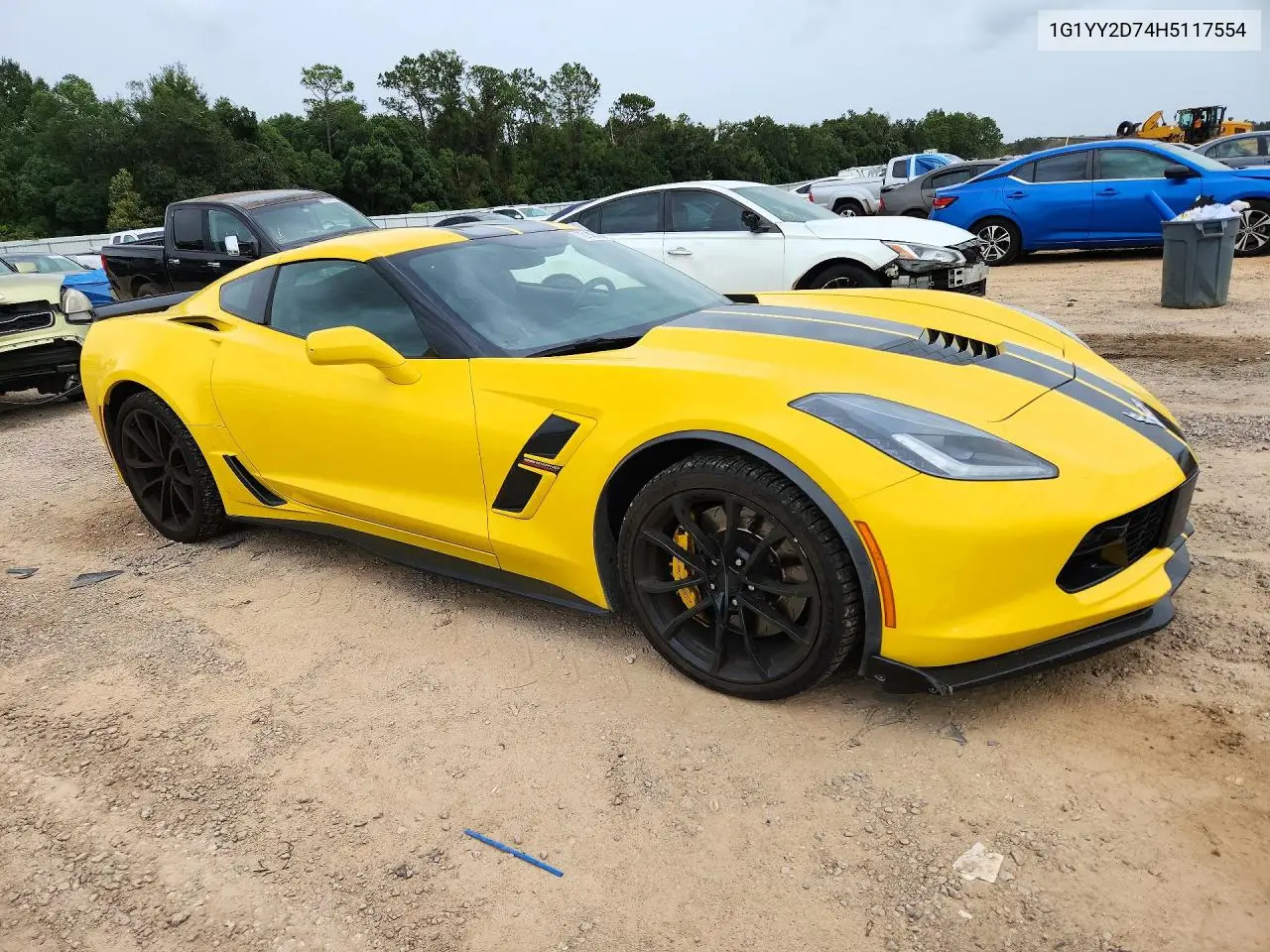 2017 CHEVROLET CORVETTE VIN 1G1YY2D74H5117554 — фото 4