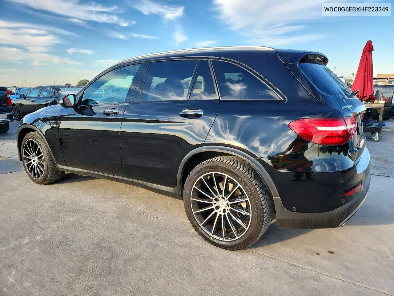 2017 MERCEDES GLC VIN WDC0G6EBXHF223349 — фото 2