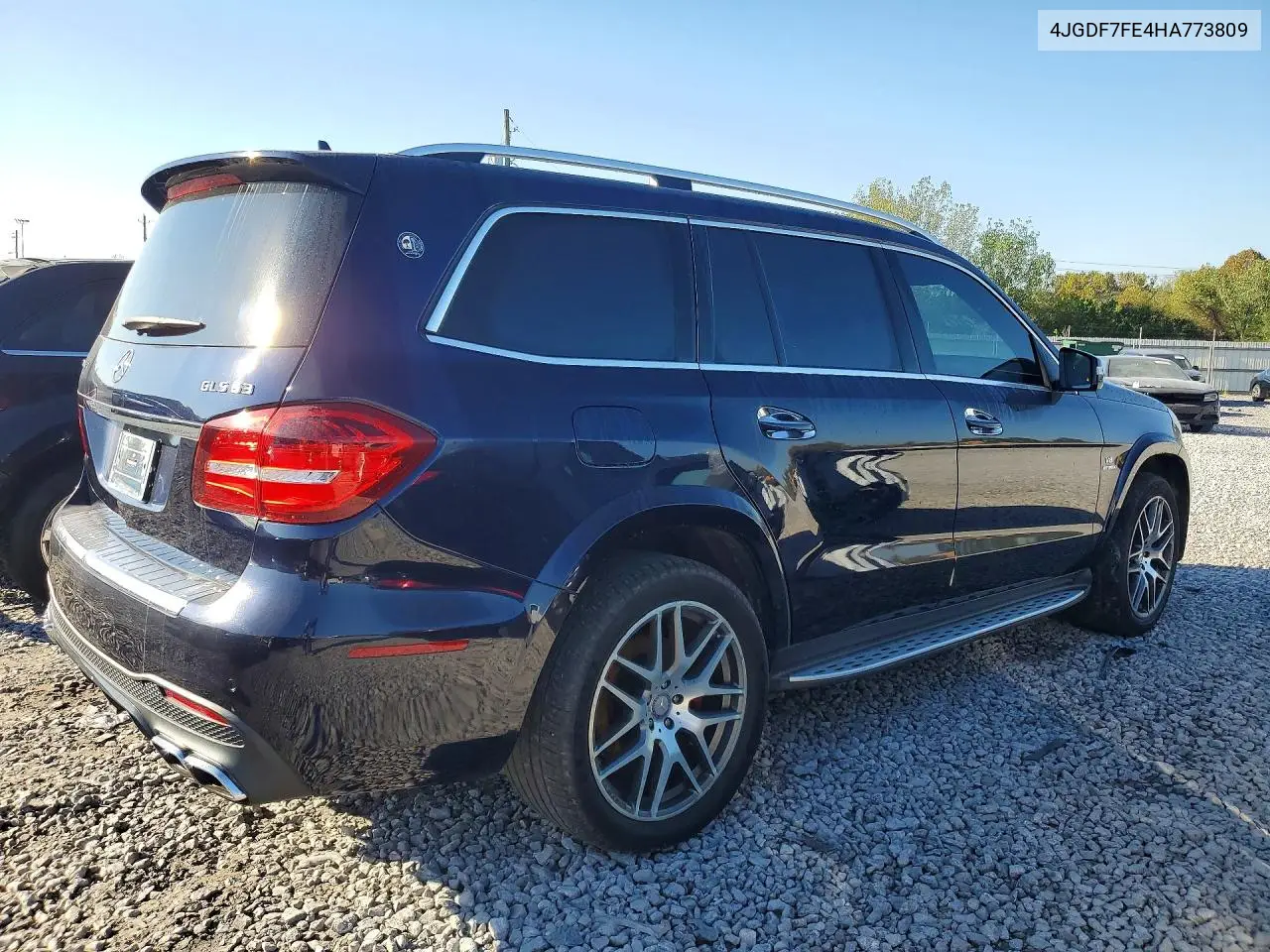 2017 MERCEDES GLS-KLASSE VIN 4JGDF7FE4HA773809 — фото 3