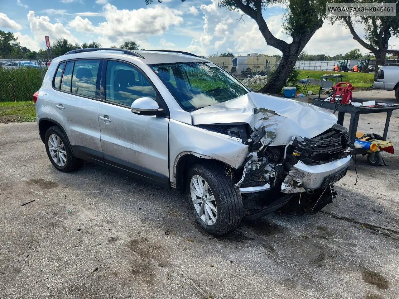 2017 VOLKSWAGEN TIGUAN VIN WVGAV7AX3HK046461 — фото 4