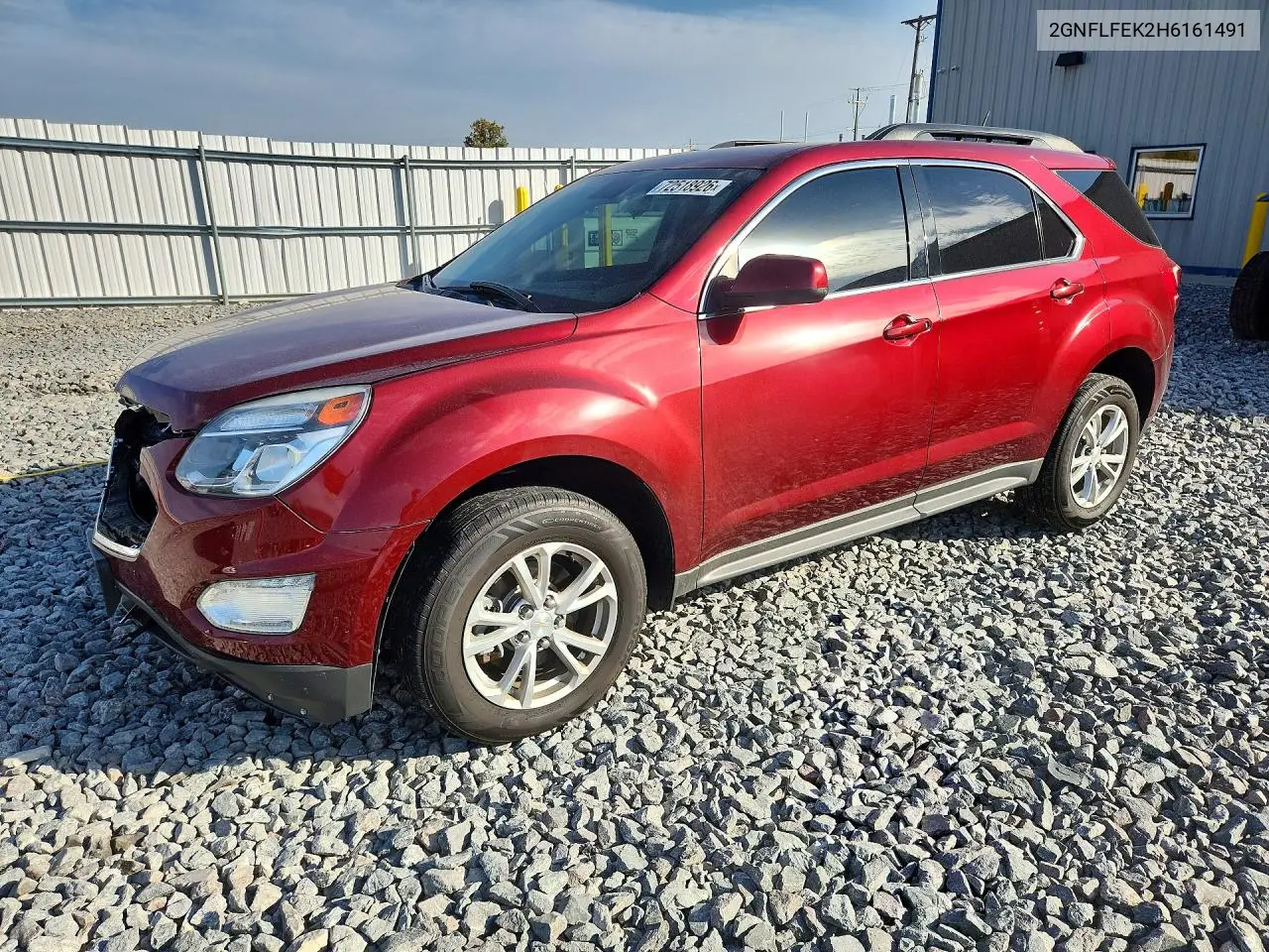 CHEVROLET EQUINOX 2017, VIN 2GNFLFEK2H6161491