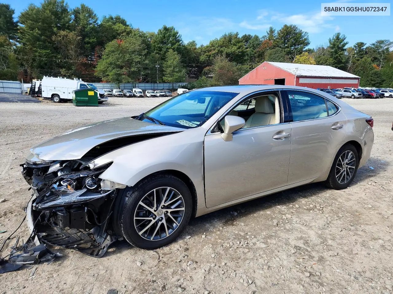 LEXUS ES 2017, VIN 58ABK1GG5HU072347