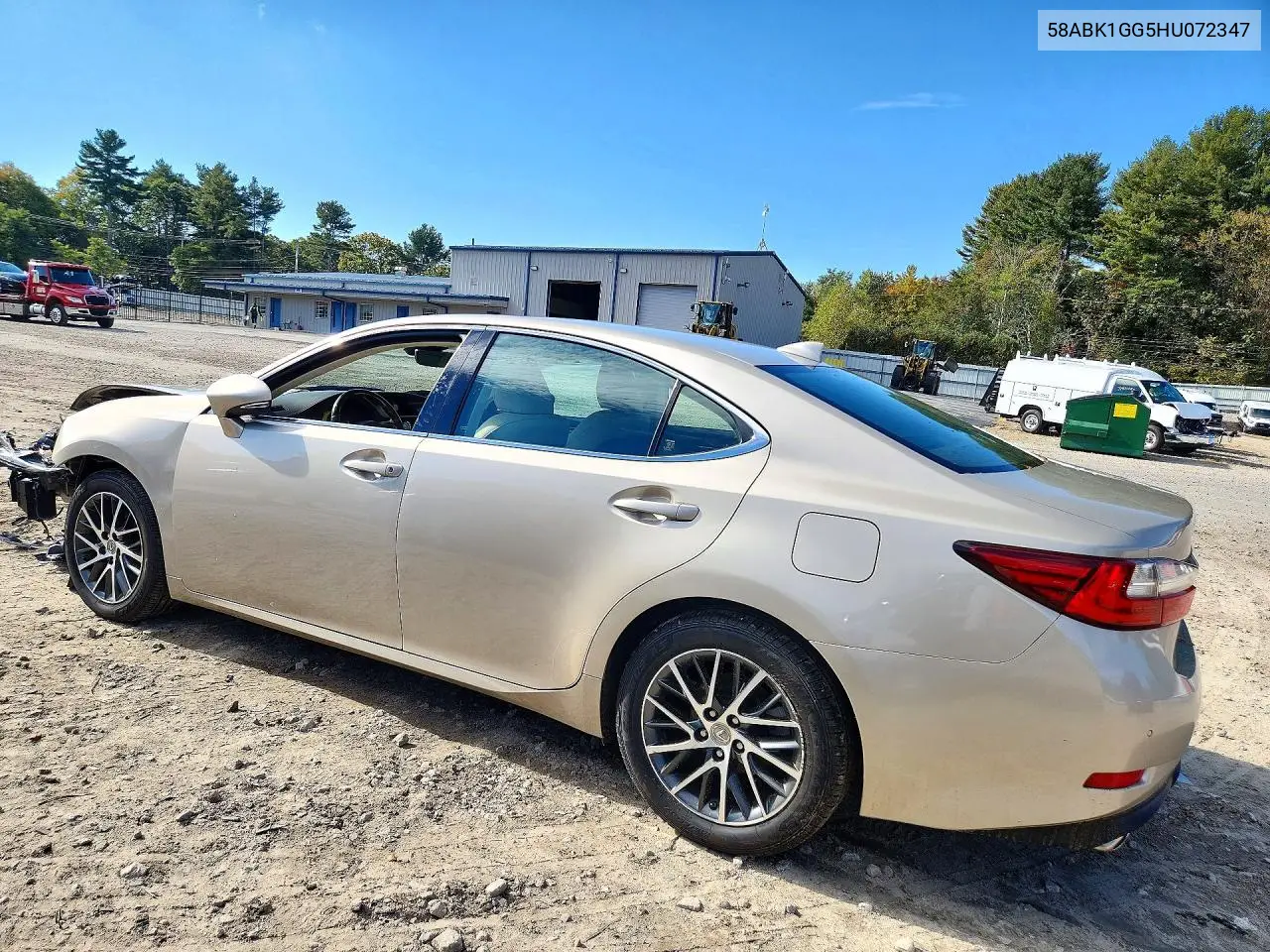 2017 LEXUS ES VIN 58ABK1GG5HU072347 — фото 2