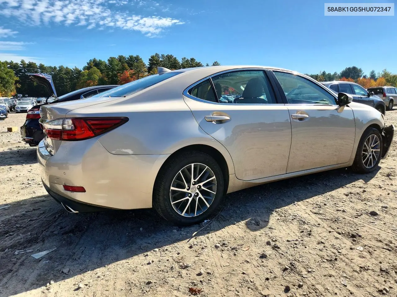 2017 LEXUS ES VIN 58ABK1GG5HU072347 — фото 3