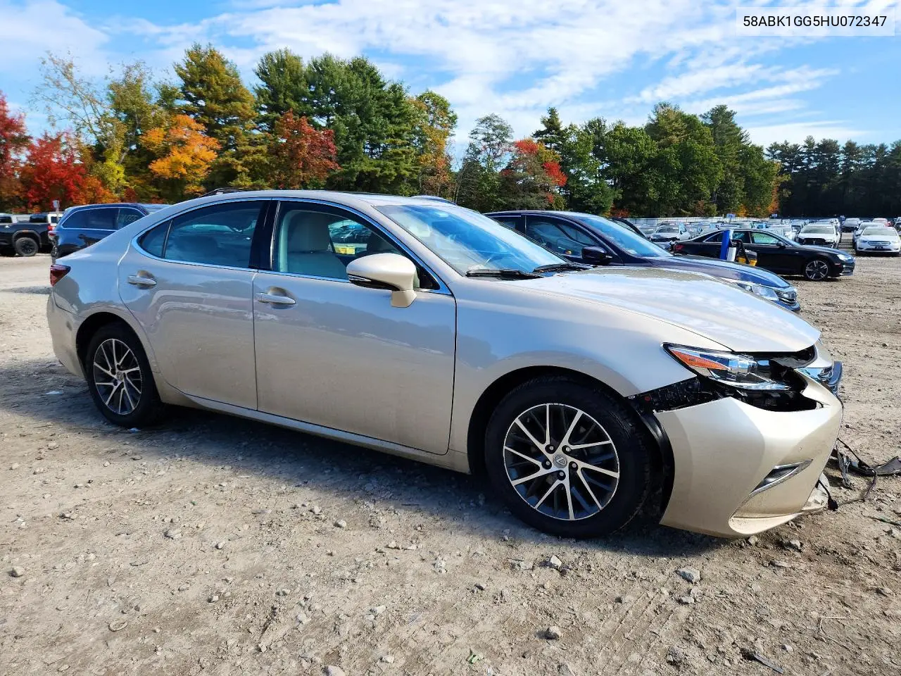 2017 LEXUS ES VIN 58ABK1GG5HU072347 — фото 4