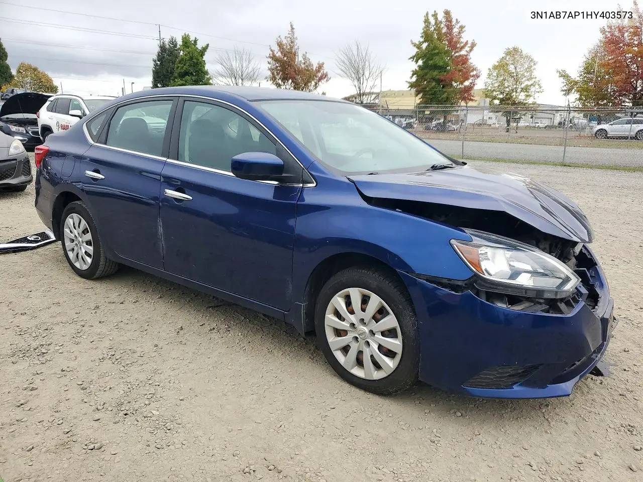 2017 NISSAN SENTRA VIN 3N1AB7AP1HY403573 — фото 4