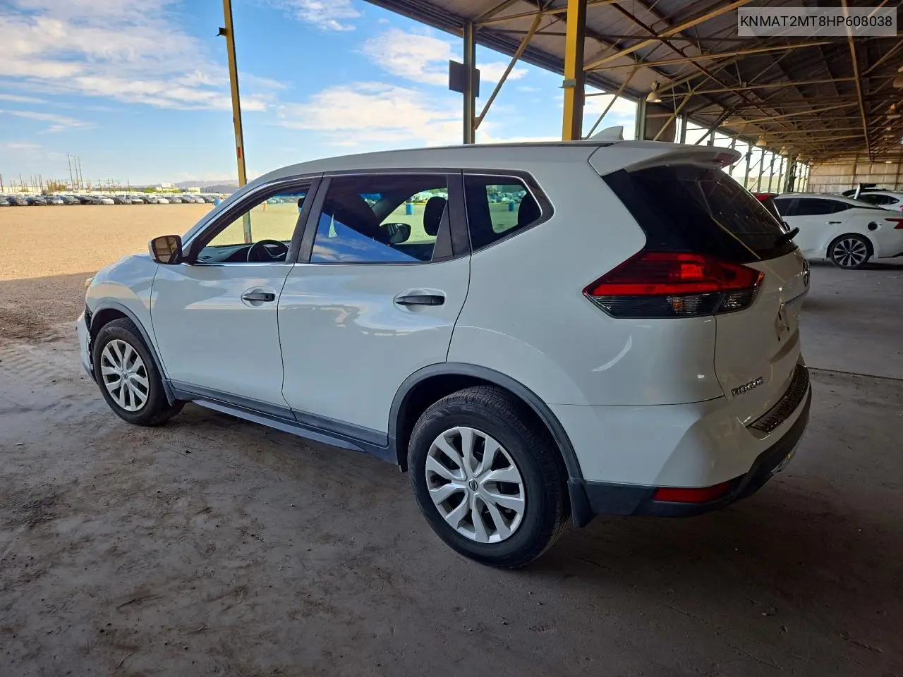 2017 NISSAN ROGUE VIN KNMAT2MT8HP608038 — фото 2