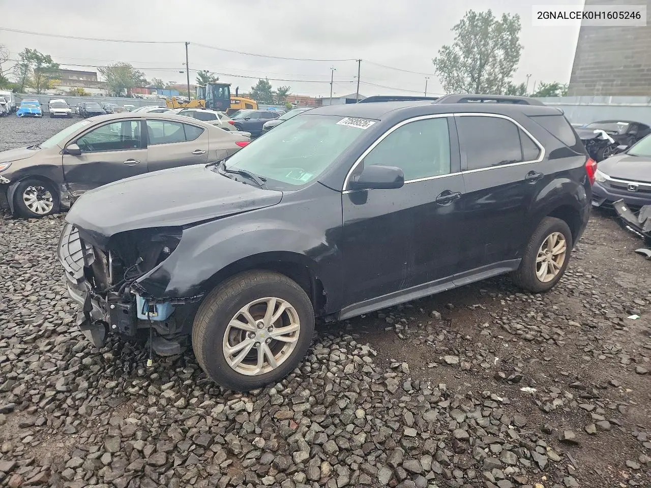 CHEVROLET EQUINOX 2017, VIN 2GNALCEK0H1605246