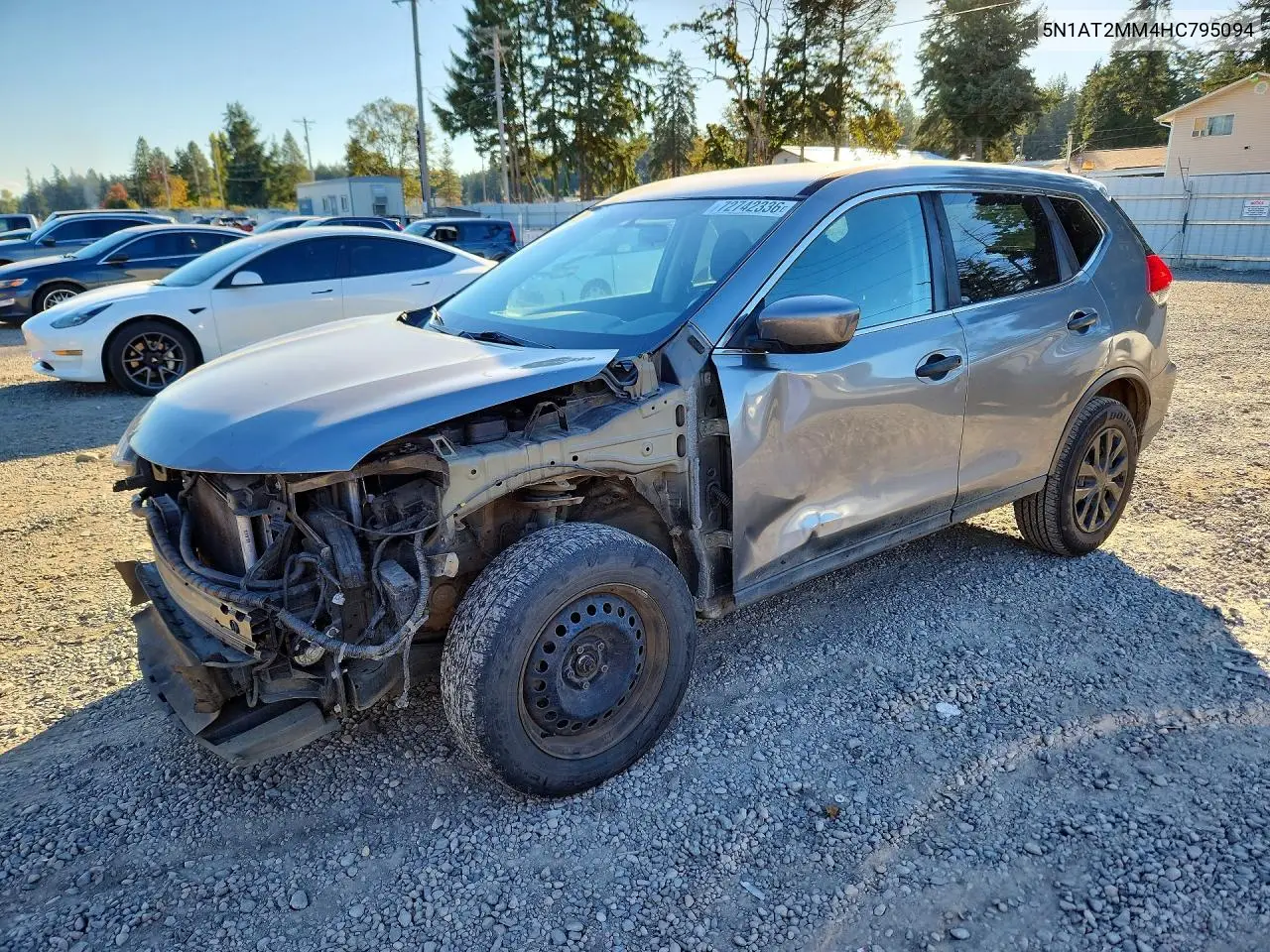 NISSAN ROGUE 2017, VIN 5N1AT2MM4HC795094