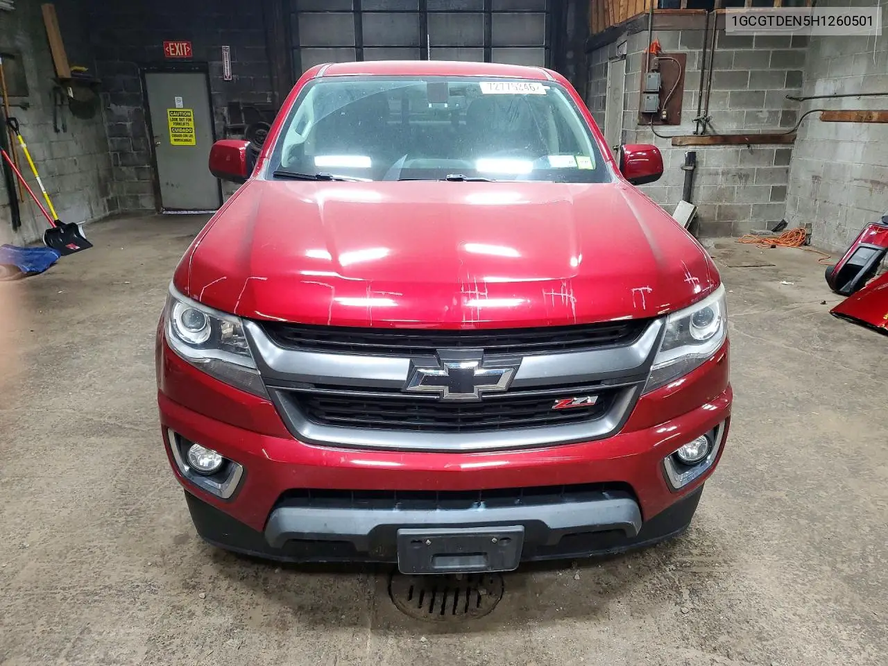 2017 CHEVROLET COLORADO VIN 1GCGTDEN5H1260501 — фото 5