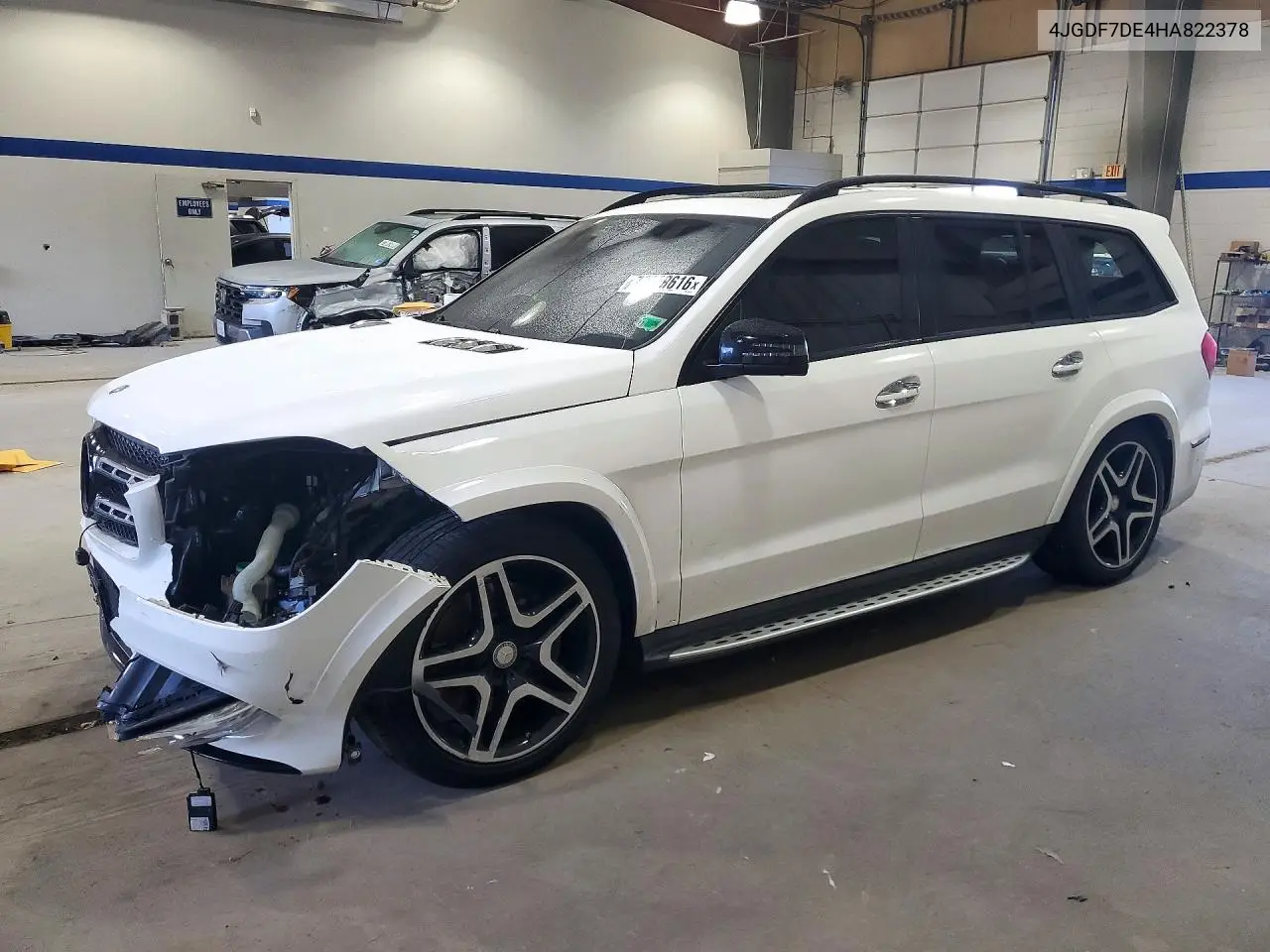 MERCEDES GLS-KLASSE 2017, VIN 4JGDF7DE4HA822378