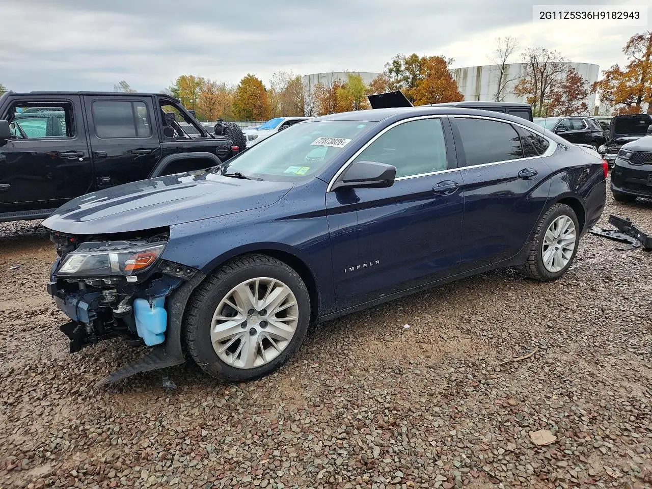 CHEVROLET IMPALA 2017, VIN 2G11Z5S36H9182943