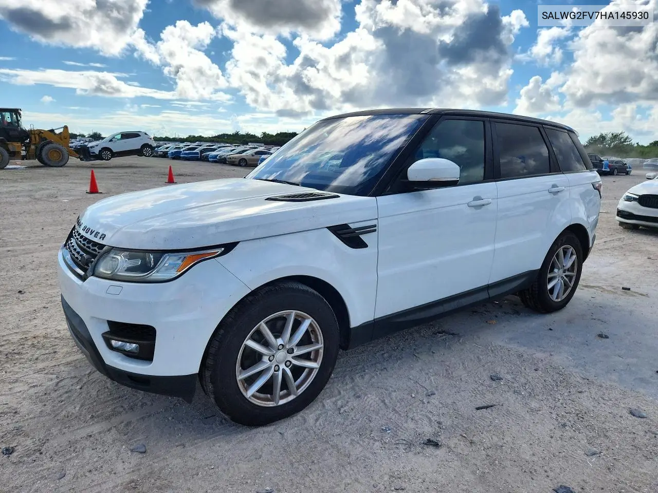 LAND ROVER RANGE ROVER SPORT 2017, VIN SALWG2FV7HA145930